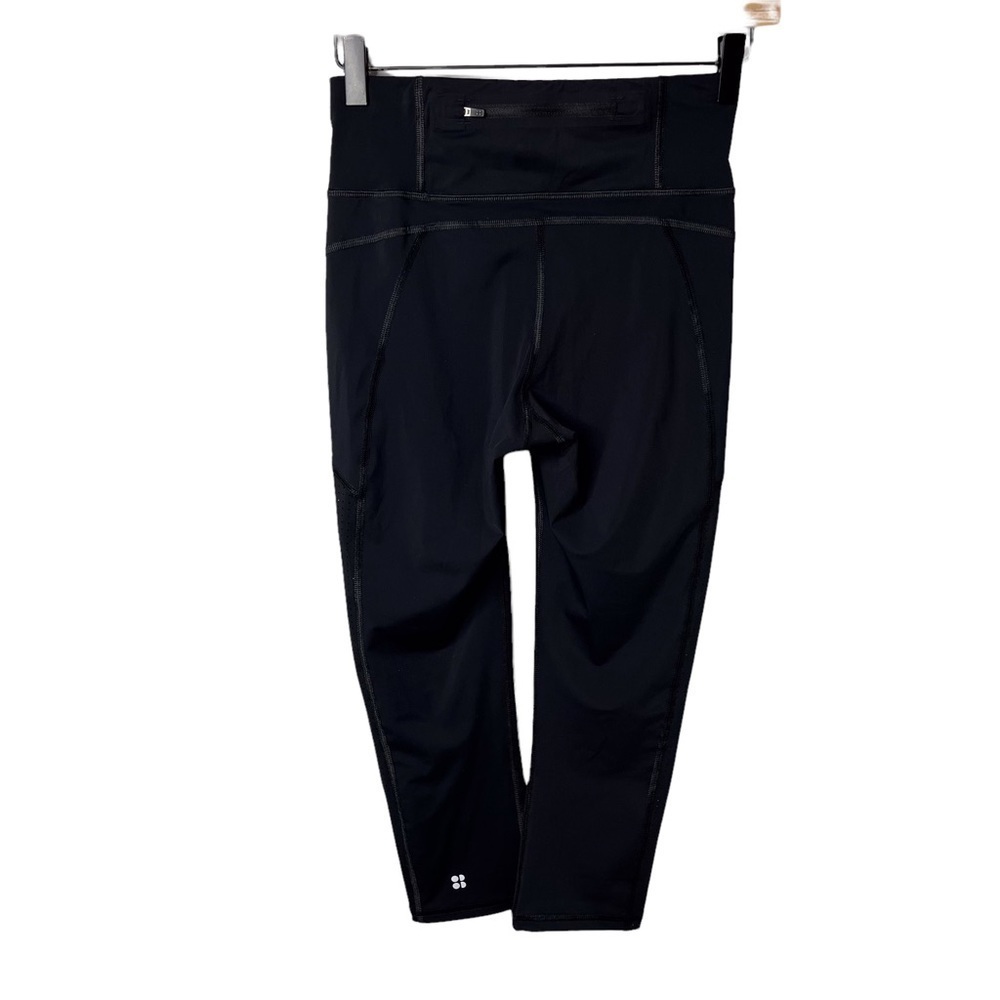 Sweaty Betty Zero Gravity Crop Run Leggings Black Size XS Perforated Sides - Picture 4 of 9